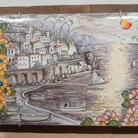 quadrone in ceramica artistica vietrese