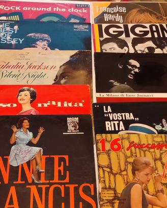 DISCHI VINILE 33 E 45 ANNI 50 60 70