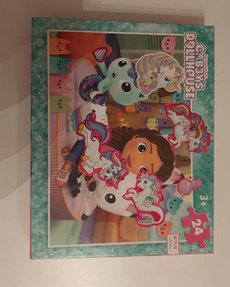puzzle Gabby's house da bambina