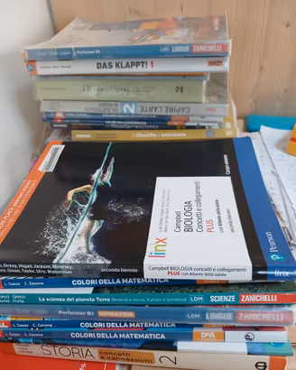 Libri per 3° e 4° quarta liceo scientifico S.A.