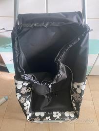 Carrellino con ruote per la spesa