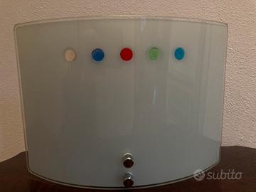 Lampada da parete in vetro