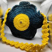 borsa margherita con tracolla e portamonete