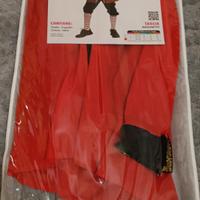 Costume carnevale pirata con accessori 