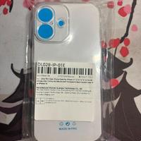 Cover iphone 16 trasparente