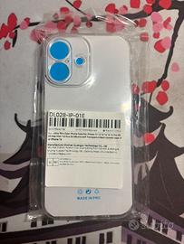 Cover iphone 16 trasparente