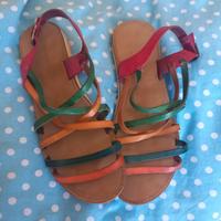 sandali intrecciati multicolor Porronet