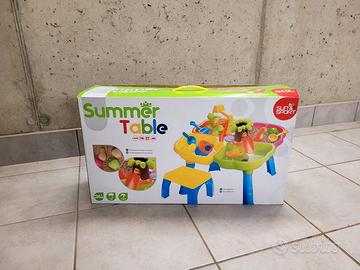 Summer table water&sand - sun&sport