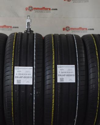 4 Pneumatici Bimisura Ant 225/45R18 Post 245/40R18