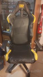 Poltrona ufficio/gaming/sedile corsa OMP