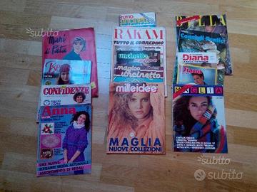 Riviste lavori all'uncinetto maglia e cucito