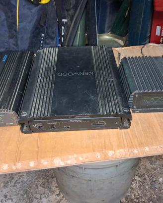 Amplificatore Kenwood+Crossover auto-Funzionanti