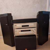 impianto stereo Sony e casse Bose 
