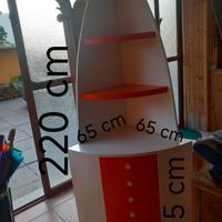 angoliera con 6 cassetti