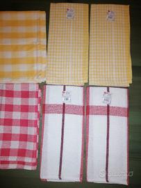 set strofinacci da cucina 