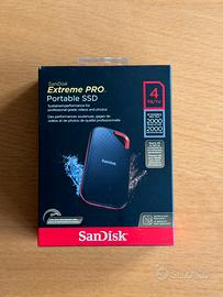 SSD esterno Sandisk Extreme Pro 4Tb 2000MB\s