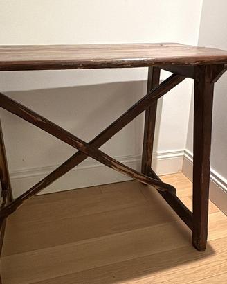 Tavolo in legno massello stile rustico