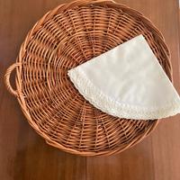 Vassoio torte in vimini