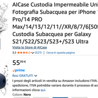 Custodia impermeabile per smarphone