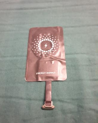 adattatore  per ricarica wireless Qi