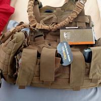 CHEST RIG TASMANIAN TIGER+PIASTRA POSTERIOE+P.BAL.