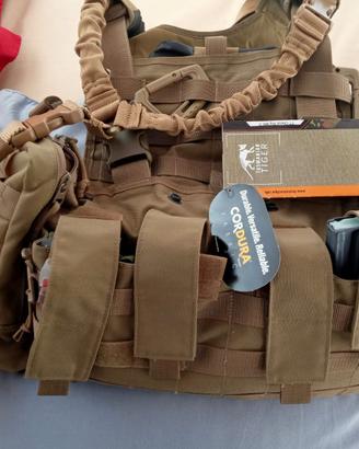 CHEST RIG TASMANIAN TIGER+PIASTRA POSTERIOE+P.BAL.