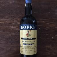 Sherry Dry Amontillado Vintage. Marca KOPKE London