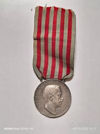 Medaglia 1911-1912 guerra Italo-turca in argento
