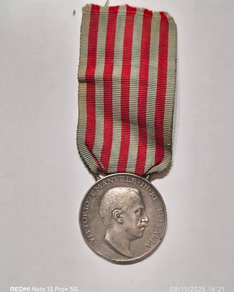 Medaglia 1911-1912 guerra Italo-turca in argento