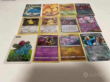 Lotto carte pokemon