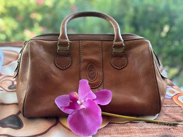 Splendida borsa pelle fiorentina vintage perfetta
