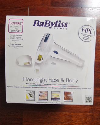 Depilatore Laser Babyliss completo di scatola