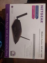Modem router wifi Netgear AC 1200 model D6220