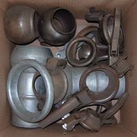 Raccordi  AGRI a leva in lamiera zincata, 8 pezzi