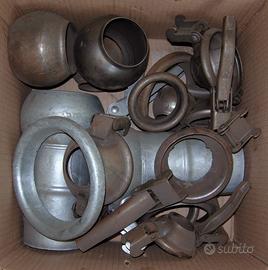 Raccordi  AGRI a leva in lamiera zincata, 8 pezzi