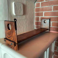 Mensola portaspezie in legno anni 40