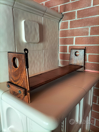 Mensola portaspezie in legno anni 40