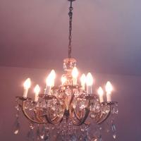 lampadario con goccie