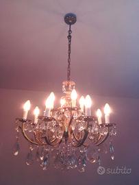 lampadario con goccie