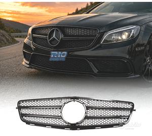 GRIGLIA MERCEDES W204 07-11 LOOK AMG NERO LUCIDO