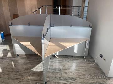 Postazione coworking da ufficio