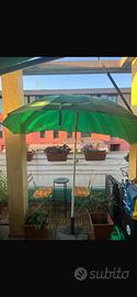 Ombrellone inclinabile da balcone