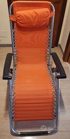 Sedia sdraio reclinabile