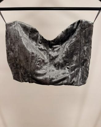 Top in velluto Bershka - Tg. L