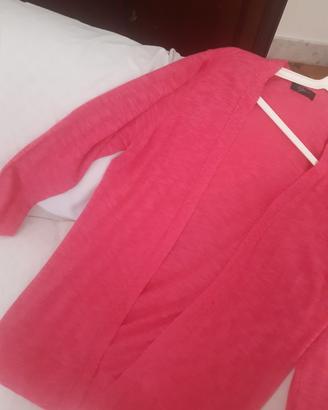 cardigan rosa fucsia 