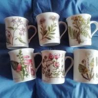 Tazzine caffè vintage porcellana Eschenbach Bavari