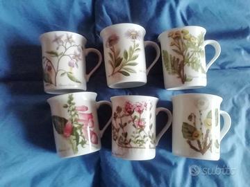 Tazzine caffè vintage porcellana Eschenbach Bavari