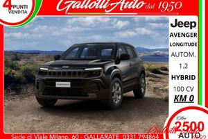 Jeep Avenger 1.2 Turbo 100 CV MHEV Longitude