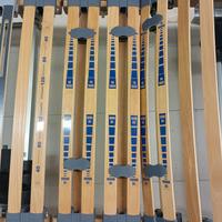 rete a doghe motorizzata in legno di faggio