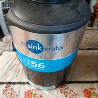 lavandino 3 vasche inox  piu trituratore